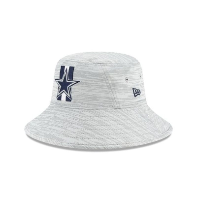 Sapca New Era Dallas Cowboys NFL Official NFL Training Stretch Bucket Hat - Albastri